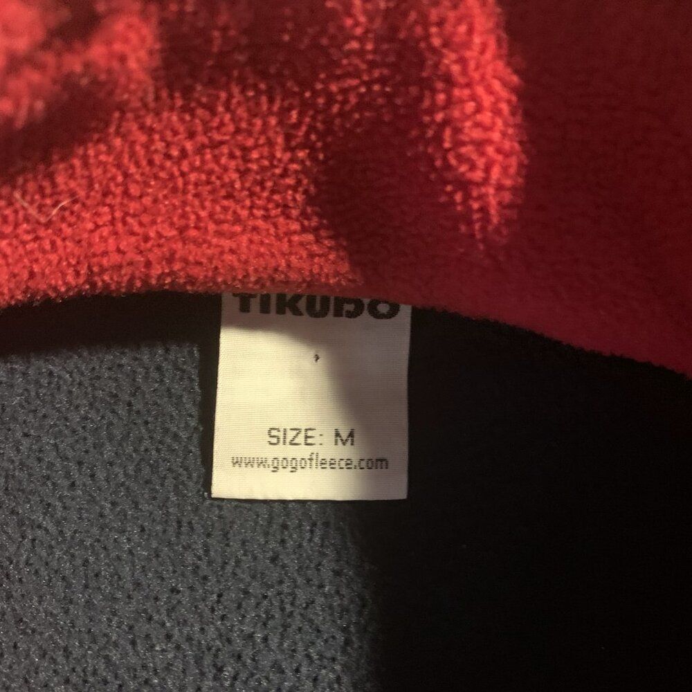 Tikudo Mens San Francisco Fleece Jacket Navy Blue Full Zip SF Logo Size M - Picture 3 of 3